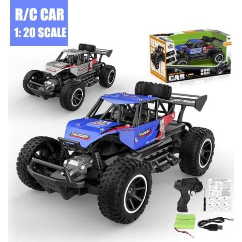 1:20 Alloy RC Car 4WD 15km/h Voiture Remote Control Race Drift Crawler Models Vehicle Toys Gifts