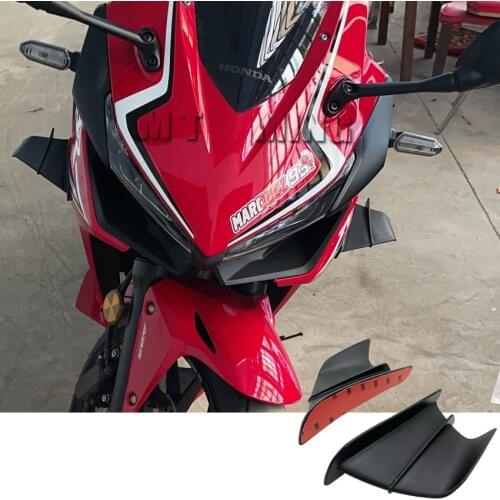 Motorcycle Winglet Aerodynamic Wing Kit Spoiler HONDA CBR650R CBR650F CBR500R CBR1000RR Yamaha BWS RS JOG JOE GP