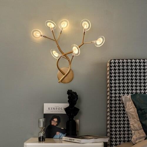 Nordic Bedroom Bathroom Wall Lamp Modern Minimalist led Wall Light Living Room Background Decorations Light Bedside Study Lamps