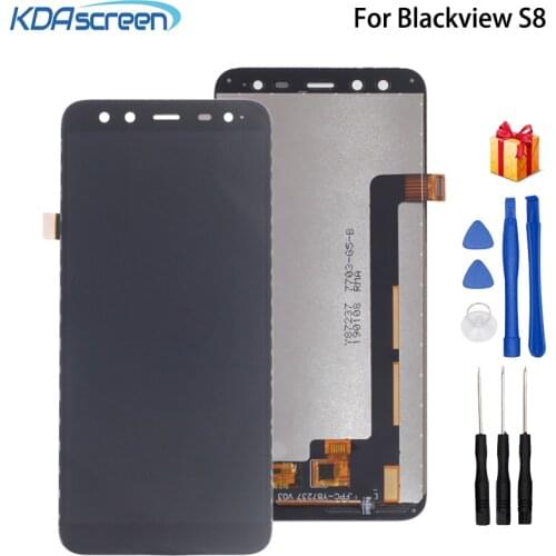 Original For Blackview S8 LCD Display Touch Screen Assembly Digitizer For BlackviewBlackview S8 5.7 inch HD Screen LCD Display