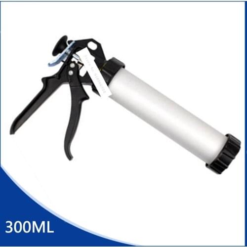 C20512 300ML Dual-use Glass Glue Gun Manual Thickening Aluminum Alloy Structure Soft Silicone Glue Gun