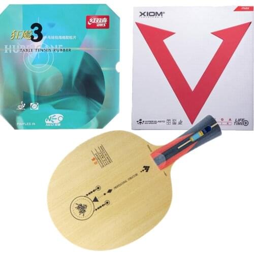 Playa Sundial ALC Arylate-Carbon with DHS NEO Hurricane3 XIOM VEGA Professional Version Table Tennis Blade for New Material 40