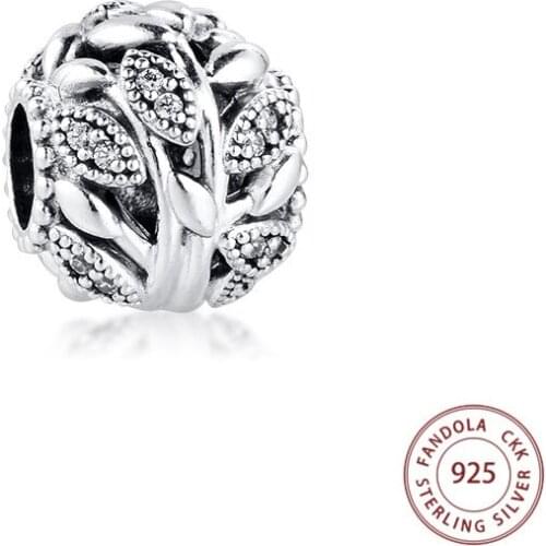 Fits Original Pandora Bracelet 925 Sterling Silver Openwork Family Tree Charms Beads for Women DIY Jewelry Making Charmsy