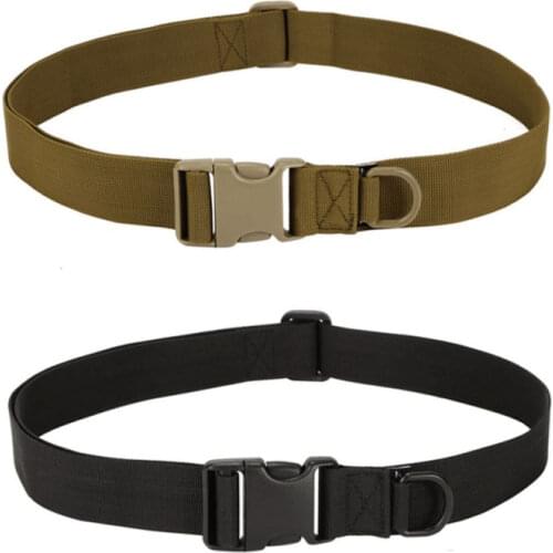 Simple Tactical Belt Outdoor Equipment Wear Bag Belt Riding Inside Nylon Bag Deputy Military Fans Belt Fastening Tape Waistband