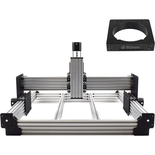 DIY CNC Router Frame Rack Kit Engraver Laser Engraving Machine with 80mm Spindle Motor Clamp 500*750mm 1000*1000mm 1500*1500mm