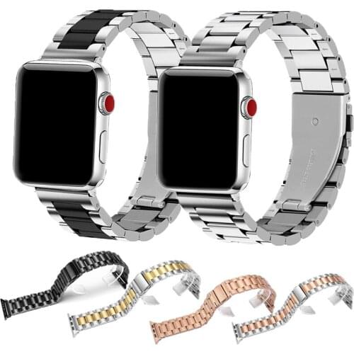 Watch accessories strap for apple watch 5/4/3/2/1 apple watch band 42mm 38mm 44mm 40mm iwatch bracelet stainless steel wristbelt
