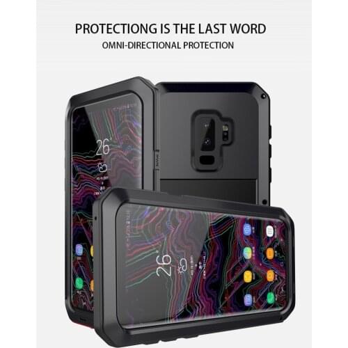 Luxury Armor Metal Full Protection Case for Samsung Galaxy S5 S6 S7 Note 10 Pro 9 5 8 Edge S8 S9 S10 Plus S10e Shockproof Cove