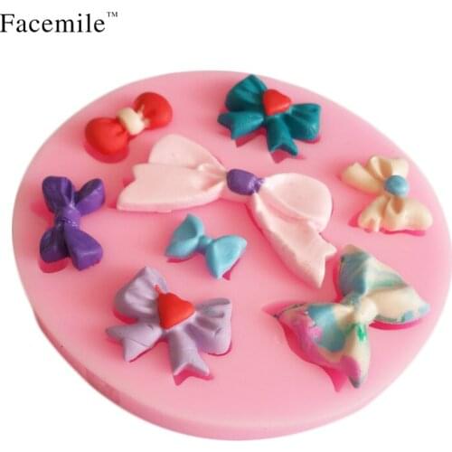 3D diy bow silicone cake tools silicon Jelly Mold party accessories fondant decorating tool Baking & Pastry Tools 50-76 Gift