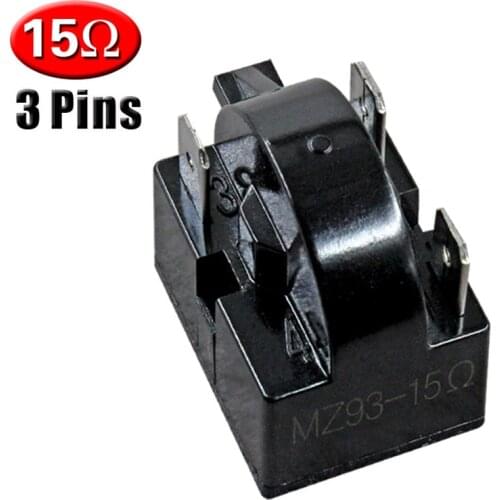 3PIN 15 Ohm Refrigerator Compressor PTC Starter Relay Parts for Refrigerator Parts
