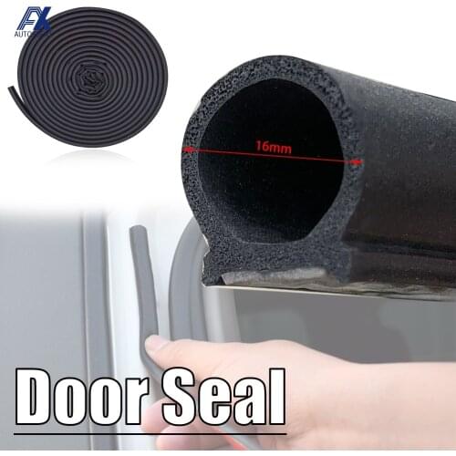 D shape 10 M Car Door Seal Strip EPDM Rubber Soundproof Car Seal For VW Volkswagen T5 T5.1 T6 Transporter Campervan California
