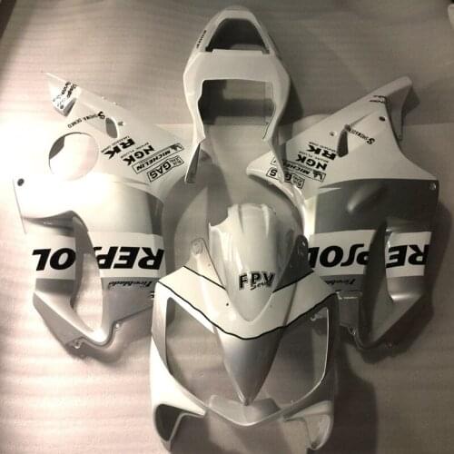 High Quality Injection Motorcycle Fairing kits for Honda CBR600 F4i 2001 2002 2003 silvery white set cbr 600 f4i 01 02 03