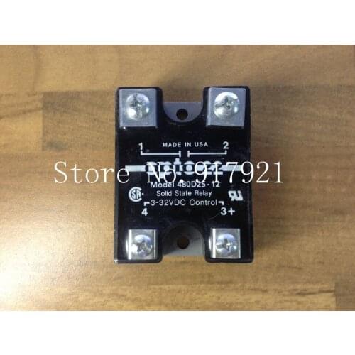 [ZOB] The original American OPTO22 480D25-12 in 25A 3-32VDC machine imported solid relay --2pcs/lot