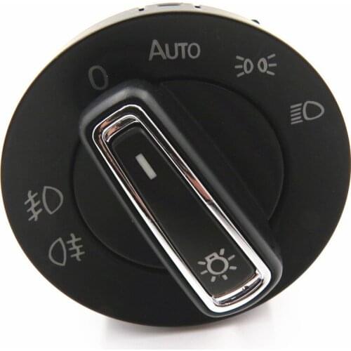 1 Pcs 5GG941431D 10 Pin Automatic Headlight Auto Light Switch Button For VW GOLF 7 MK7 VII 5GG 941 431D