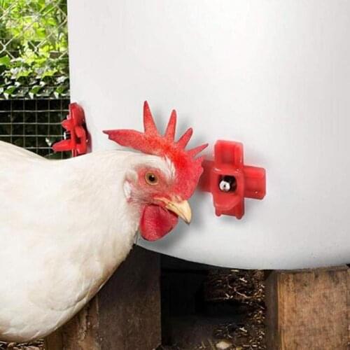 10pcs Chicken Waterer Hens Quail Birds Drinking Bowls Water Chicken Chick Nipple Drinkers Poultry Farm Courtyard Supplies