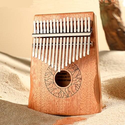 17 Keys Kalimba Thumb Piano High Quality Mahogany Wooden African Kalimba Finger Piano Musical Instruments Portable Piano Gifts