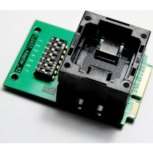LGA52 Adapter Socket to Msata 4CE NAND Flash Support pc3000 Flash Extractor