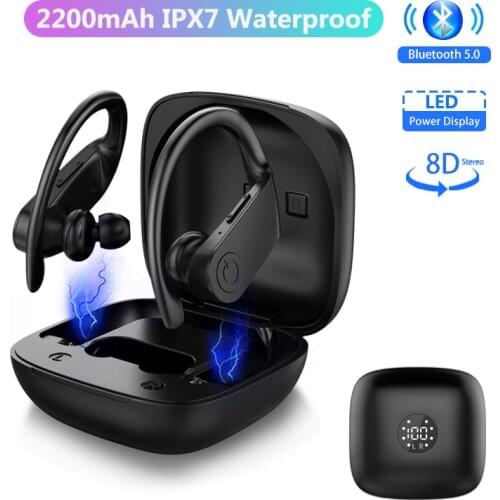 B11 Led Display Bluetooth Earphone 5.0V Wireless Headphones TWS Stereo Earbuds Handsfree Sport Headset For Phone Apple PKB1