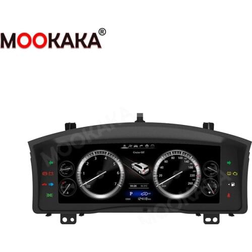12.3 Inch Android Digital Cluster Virtual Cockpit For Lexus LX570 2007-2015 Car LCD Dashboard Instrument Modified Upgraded