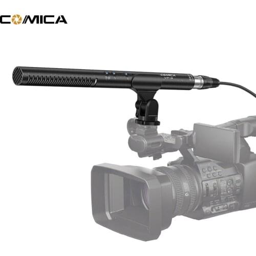 COMICA Shotgun Microphone Stick Super Cardioid Condenser Mikrofon Photography Interview Video Mic for dslr Camera & Camcorder