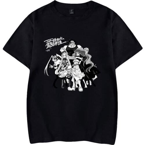 Heion Sedai no Idaten-tachi Print Spring Summer Holiday Street Graffiti Style Men/Women Casual T-shirt Streetwear Style