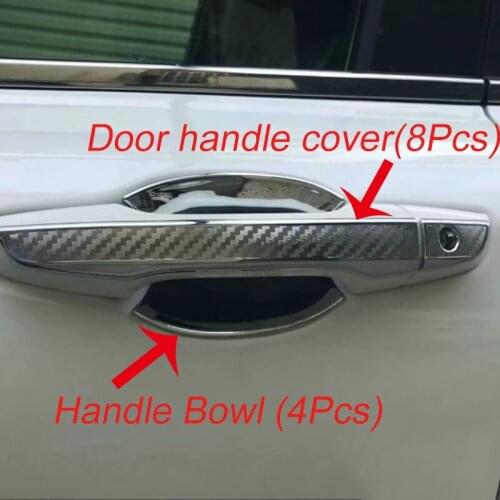 HOTTOP For HONDA CRV CR-V 2017 2018 ABS Chrome Handle bowl/Door handle cover Sticker Exterior Decoration Car Styling NEW