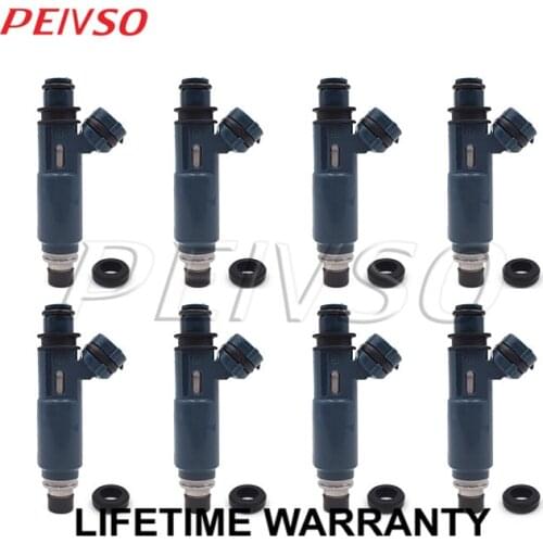 8x 23250-50040 23209-50040 fuel injector for LEXUS NA GX470 2002~2009 LX470 1998~2007 2UZ 4.7L