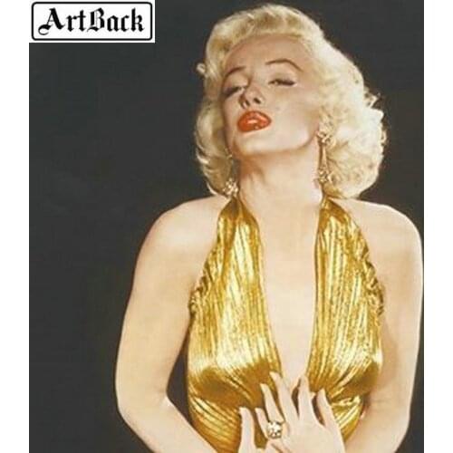 Full Square 5d diy Diamond Painting Marilyn Monroe Woman Diamond Embroidered Crystal Mosaic Home Decor Kit