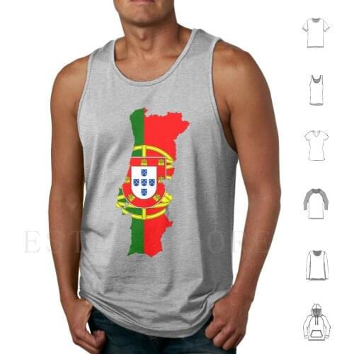 Portugal Collection Tank Tops Vest Sleeveless Portugal Porto Sporting Lisabon Lisboa Europe Spain Portuguesa Cr Ronaldo