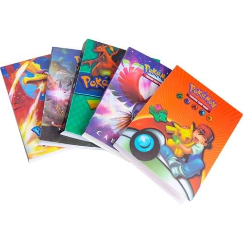 27 Styles 240Pcs Pokemon Cards File Collectors Book Holder Album Book Top Loaded List Trading Card Game Toys Gift for Children