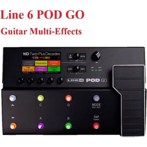 Line 6 POD GO Guitar Multi-Effects Floor Processor With Expression Pedal For Live Stage Performance /Studio Recording&Reamping