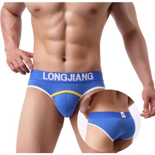 Sexy Men Underwear Briefs Shorts Cotton Panties For Man Mid-waist U Convex Pouch Underpants Cuecas calzoncillos S-XL