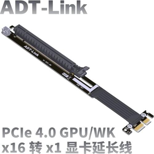 2021 New Graphics Card GPU Riser Extension Cable PCIe 4.0 x16 To x1 Riser Card Adapter For AMD Nvidia BTC Mining (Gen4 16G/Bps)