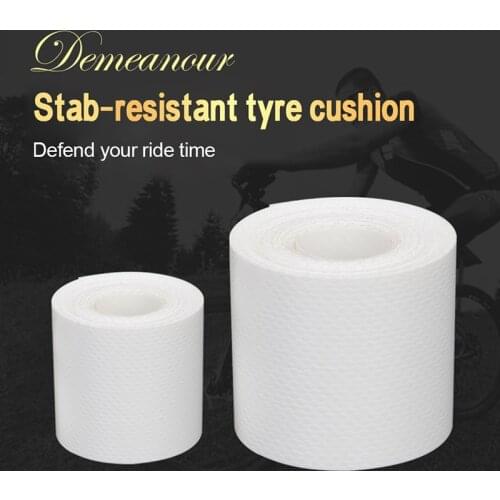 Bicycle Puncture-proof Tire Cushion Road Mountain Bicycle Accessories Inner Tube Protection Mats Tied Tire Linings Bicycle Tire