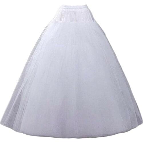 In StyleLovely Hoopless Petticoat Crinoline Underskirt Slips for Wedding Dress 2022