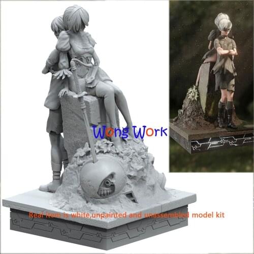 Wong Work Unpainted Hollow 15cmH 20cmH 25cmH 30cmH 3D Printing Unassembled Garage Kits GK Model Kit Figure Statue TZ-210603-22