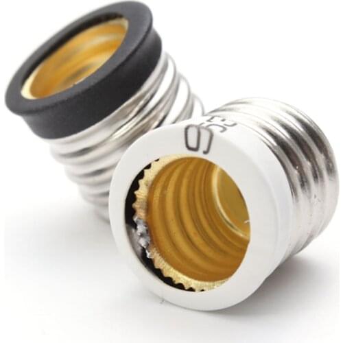 1Pcs Converter E17 To E12 LED Light Bulb Lamp Adapter Fireproof Plug Socket Adapter Holder Adapter Converter Led Lamp Bases