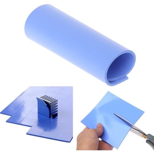 100x100x2mm CPU Thermal Silicone Heatsink Pad Cooling Conductive Pads Cooler