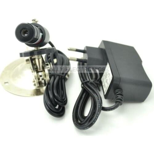 830nm 200mw IR Infrared Focusable Dot Laser Module w/ Adapter w/ Mount 16x68mm