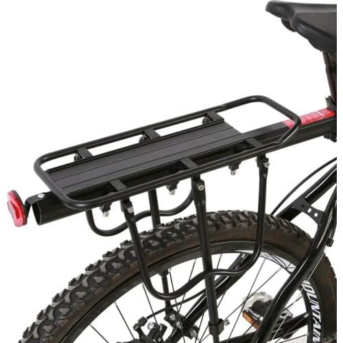 25kg Load Bike Rack Carrier Aluminum Alloy Mountain Bike Bicycle Rear Seat Luggage Shelf Rack Carrier Cycling Accessory