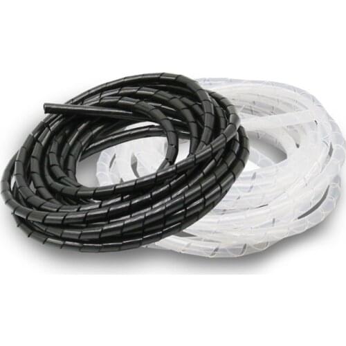 4mm 6mm 8mm 10mm 12mm 16mm 18mm 20mm 25mm 30mm package line pipe white or black winding management set protective sleeve wire