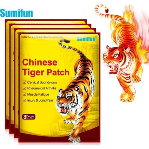 8Pcs Tiger Balm Pain Relief Patch For Rheumatoid Arthritis Joint Neck Back Ache Muscle Sprain Treatment Herbal Medical Plaster