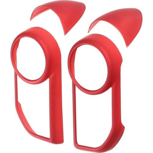 Car Steering Wheel Decor Frame Cover Trim for Land Rover Range Rover Sport,Discovery 5 Accessories (Button Style)