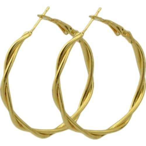 Big circle Hoop Earrings for women fashion jewelry Accessories gold ring ear Exaggerated wild style Pretty girl Ladies earrings