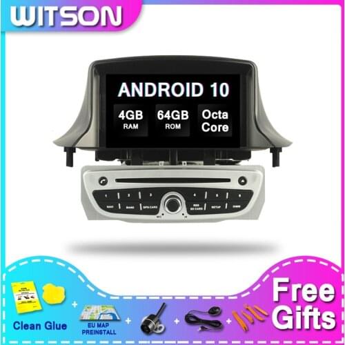 DE Stock ! WITSON Android 10 IPS AUTO RADIO for RENAULT Megane III 2009-2011 2GB RAM+16GB 4 Octa Core+DVR/WIFI+DSP+DAB