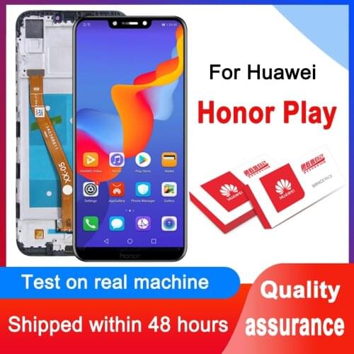 100% Tested 6.3'' Display Replacement For Huawei Honor Play COR-L29 COR-L09 LCD Display Touch Screen Digitizer Assembly