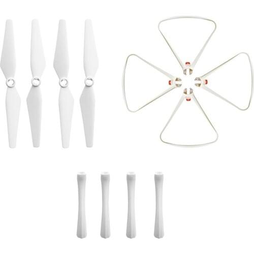 EBOYU(TM) Propeller Parts for Syma X8SC X8SW RC Quadcopter Drone 4PCS Propellers 4PCS Prop Protection frames 4PCS Landing Skids