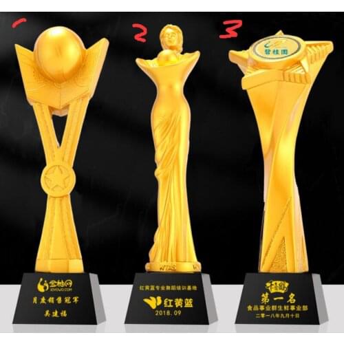 Folha Create the future pearl worlds cup Oriental pearl glory Ordered by the factory Like the English word trophy Gold plated