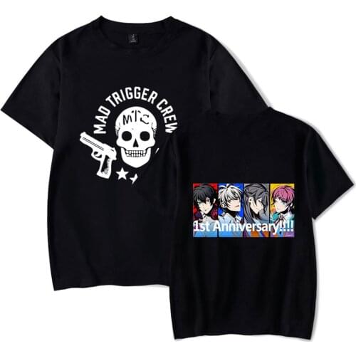 Hypnosis Mic Anime Fashion Prints T-shirts Women/Men Summer Short Sleeve Tshirts Hot Sale Casual Streetwear T shirts