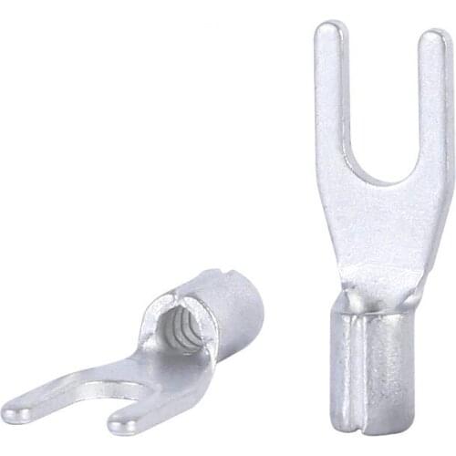 Quality assurance 1000PCS SV series bare terminal lug cable joint cold-pressed terminal fork type Y type U type terminal