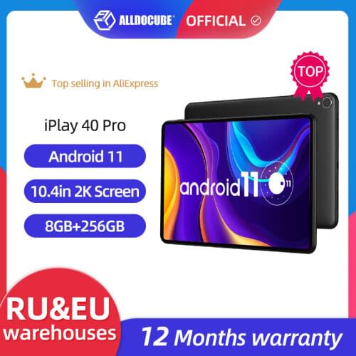 World Premiere ALLDOCUBE iPlay 40 Pro 10.4 inch 2K Tablet PC Android 11 8GB RAM 256GB ROM Octa Core T618 4G Lte PhoneTablet